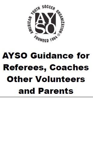 AYSO Guide for Referees
